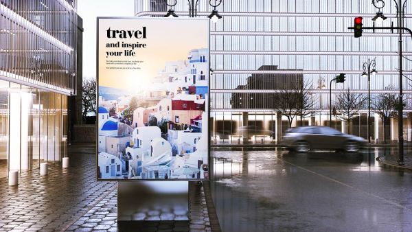 travel advertisement