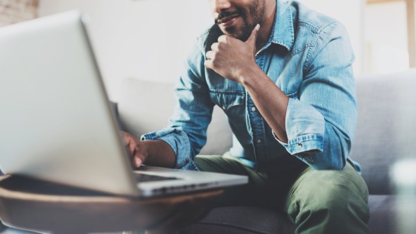 Man-Investing-on- Computer