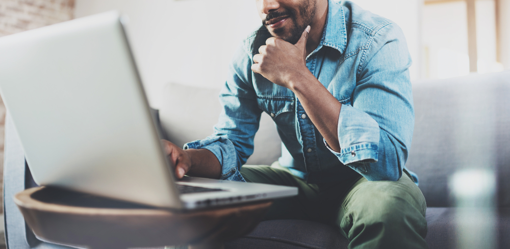 Man-Investing-on- Computer