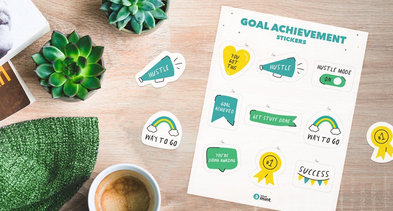 Goal achievement mockups