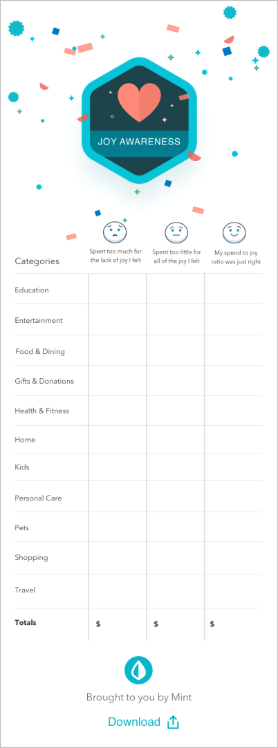 1_Joy Worksheet_Blank