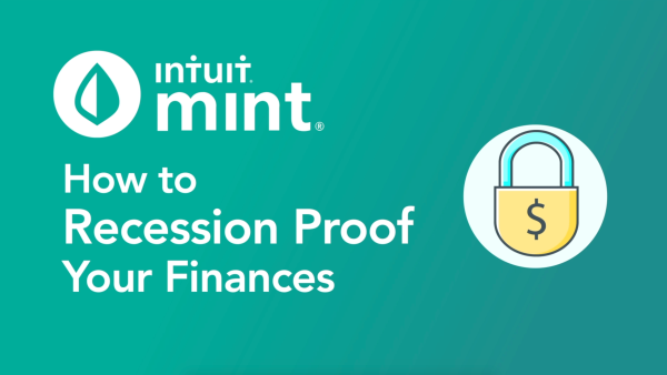 Text: How to Recession Proof Your Finances