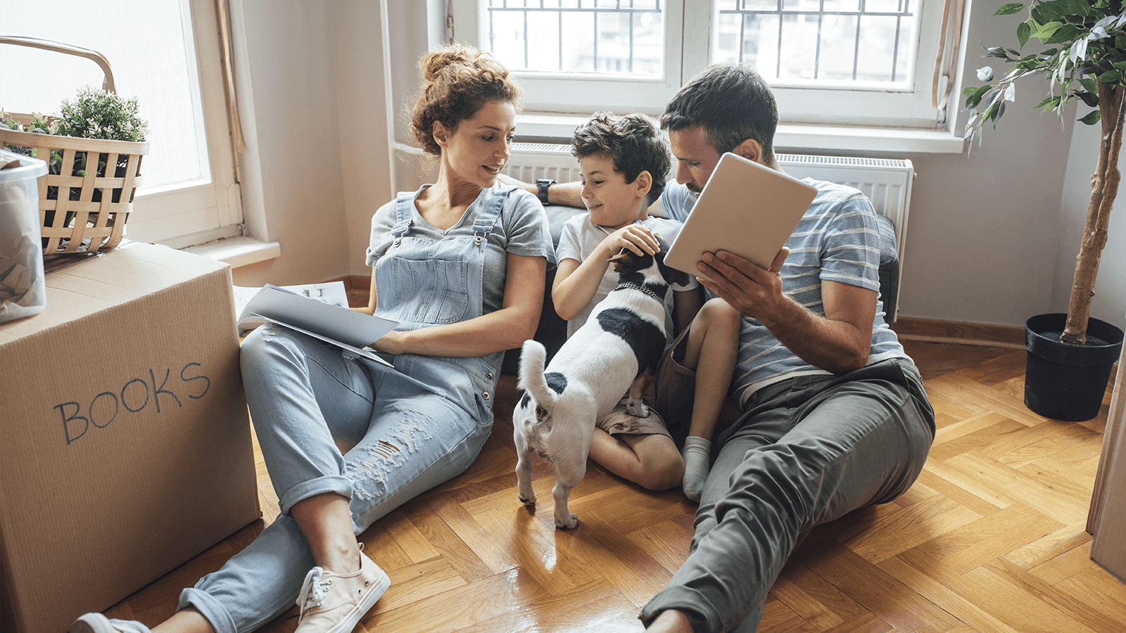 A family talks about selling their house.