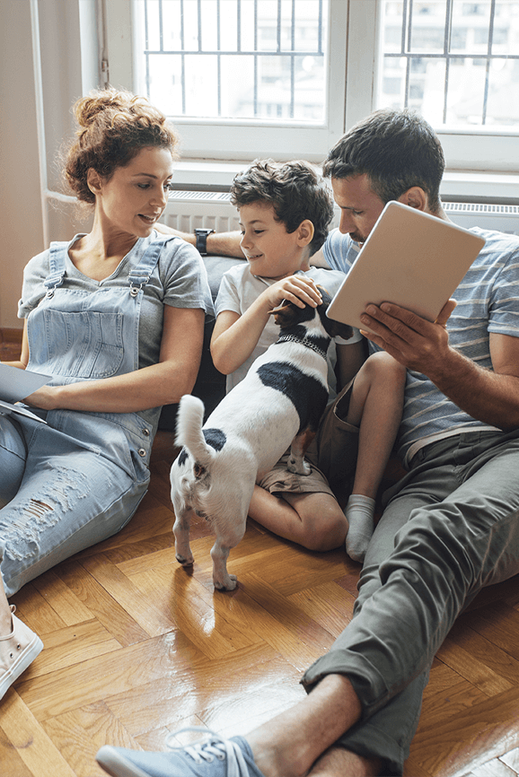 A family talks about selling their house.